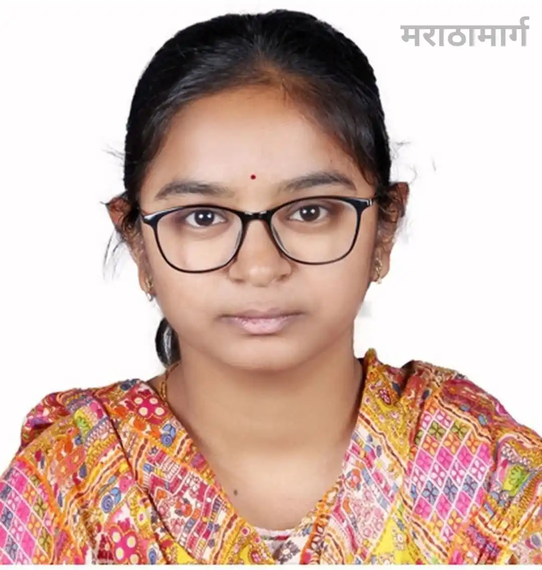 Image from मराठा मीडिया महा-मिशन महाराष्ट्र: मस्साजोगचे सरपंच स्व. संतोष देशमुख यांची कन्या वैभवीने <a class="text-...