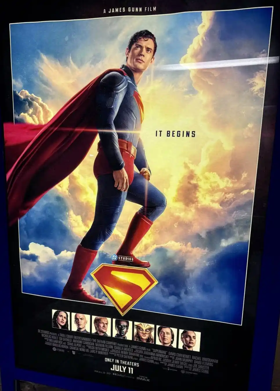 Image from Movies And Series Updates: New poster for James Gunn’s ‘SUPERMAN’ inspired by the classic Superma...