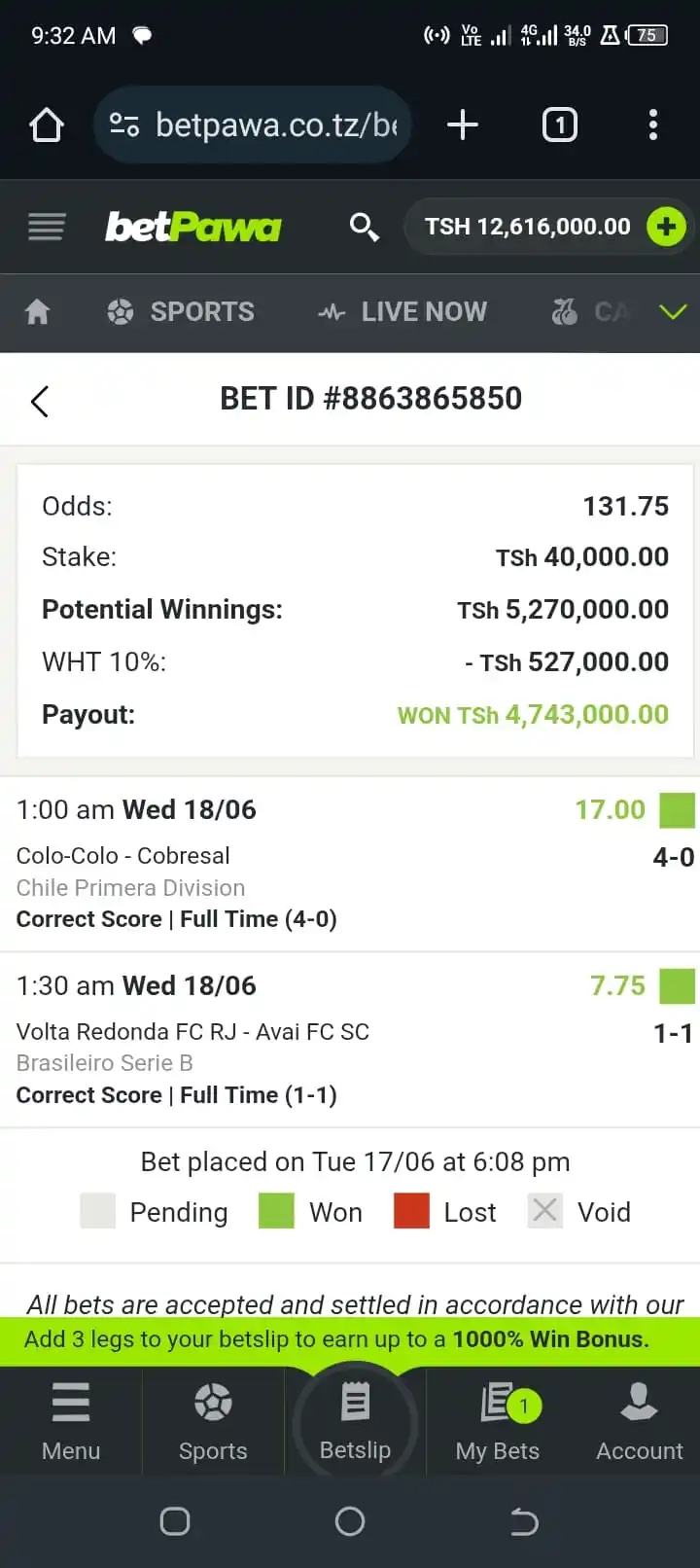 Image from JAMVI PROFITS BETTING TIPS: Night Ticket Won✅ Congrats to you lad!🤝...