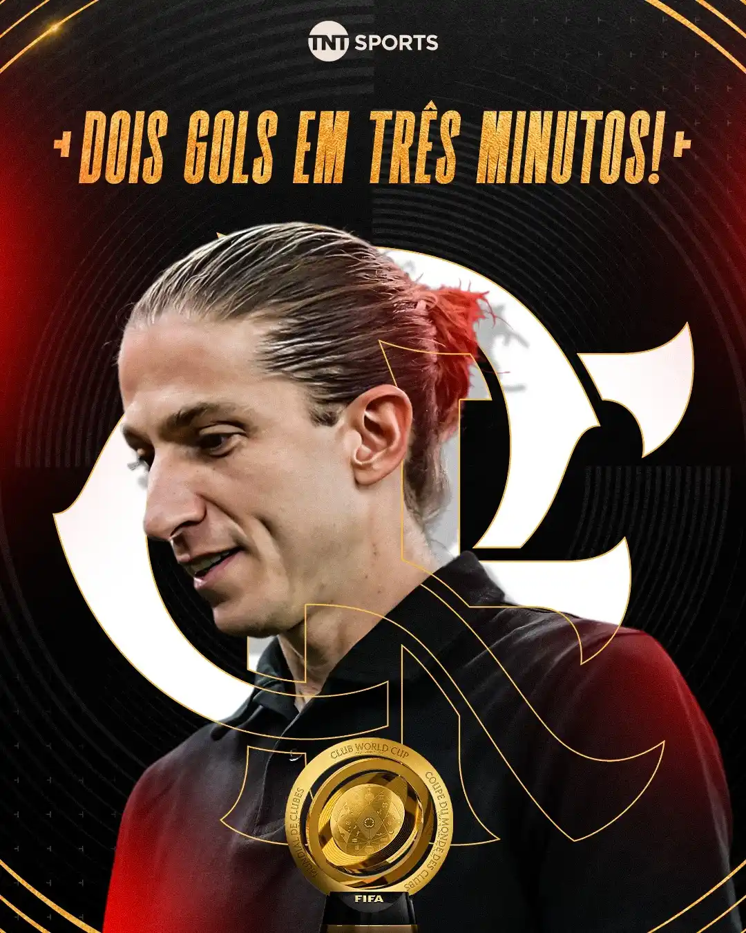 Image from TNT Sports Brasil: O FLAMENGO PRECISOU DE TRÊS MINUTOS PRA VIRAR O JOGO CONTRA O CHELSEA!...