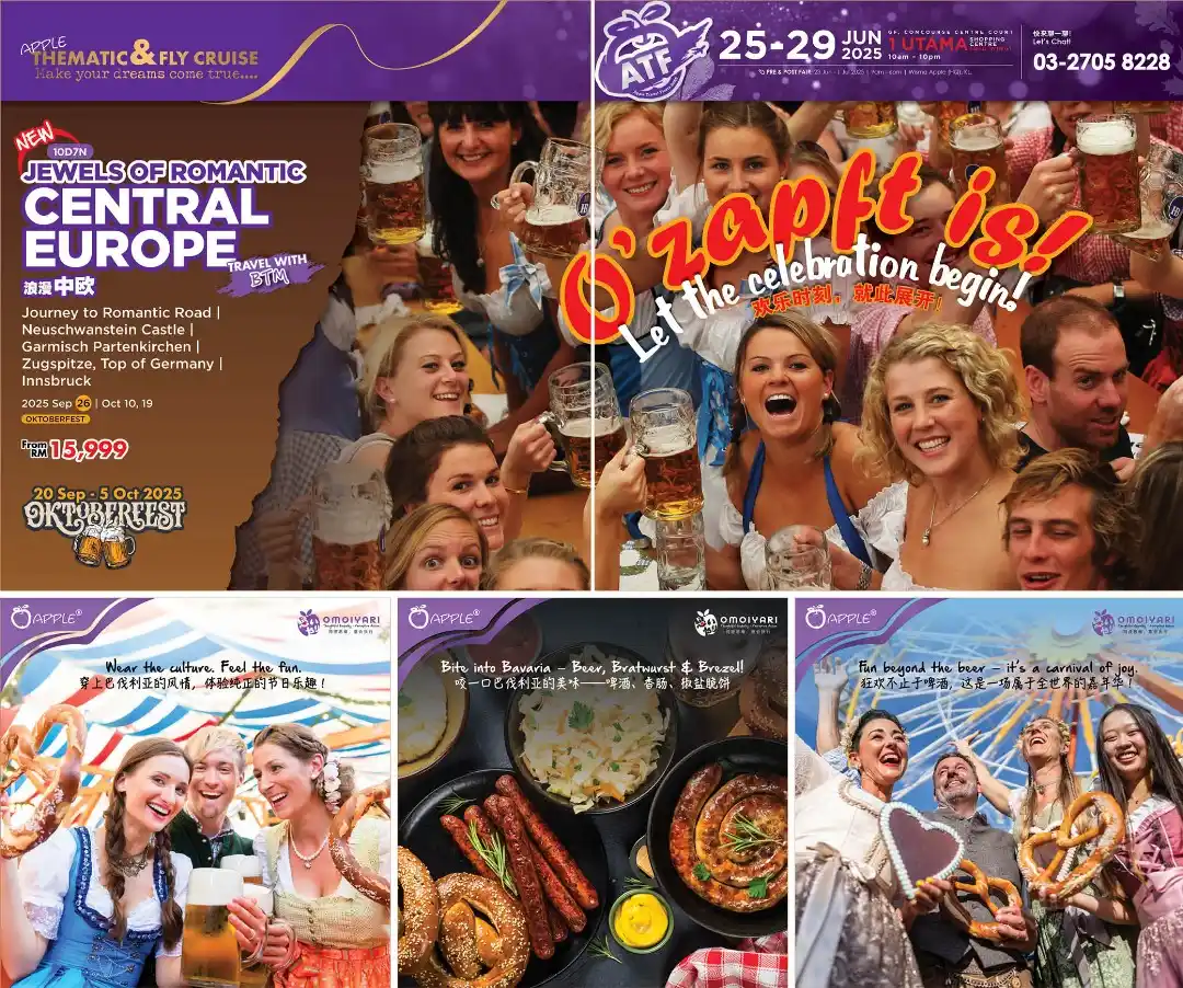 Image from Apple Vacations: 🎉 O’zapft is! Raise Your Glass — It’s Oktoberfest! 🍻 You’ve heard of...