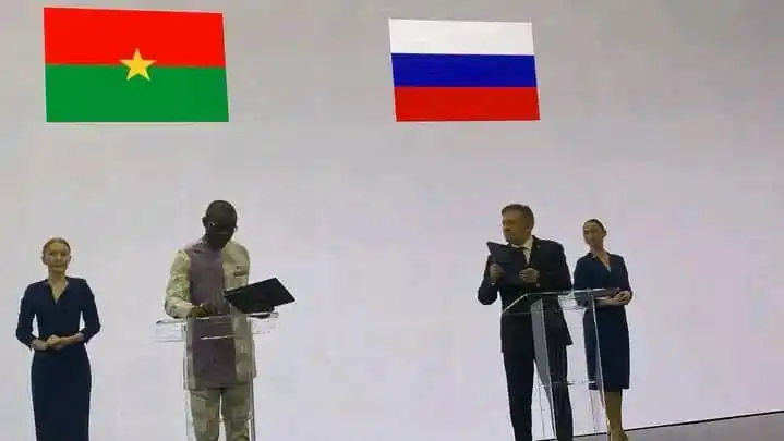 Image from INFO UNION DES PEUPLES AFRICAINS (U.P.A): 🇷🇺🇧🇫 La Russie et le Burkina Faso signent un accord de coopération...