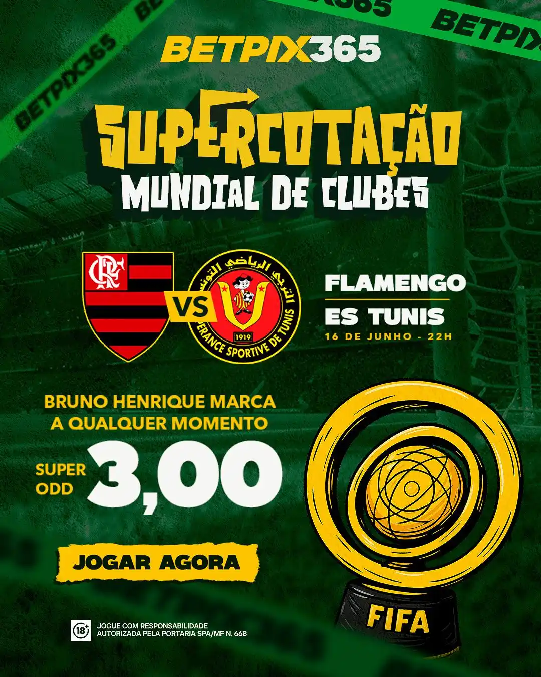 Image from Canal Betpix365 Oficial: SEGUNDOU COM SUPER COTAÇÃO ATIVA 😎🔥 Hoje tem super odd na partida e...