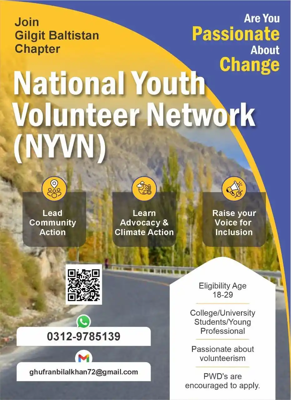 Image from GBC Students Support Network: The National Youth Volunteer Network (NYVN), launched in 2023 by Barga...