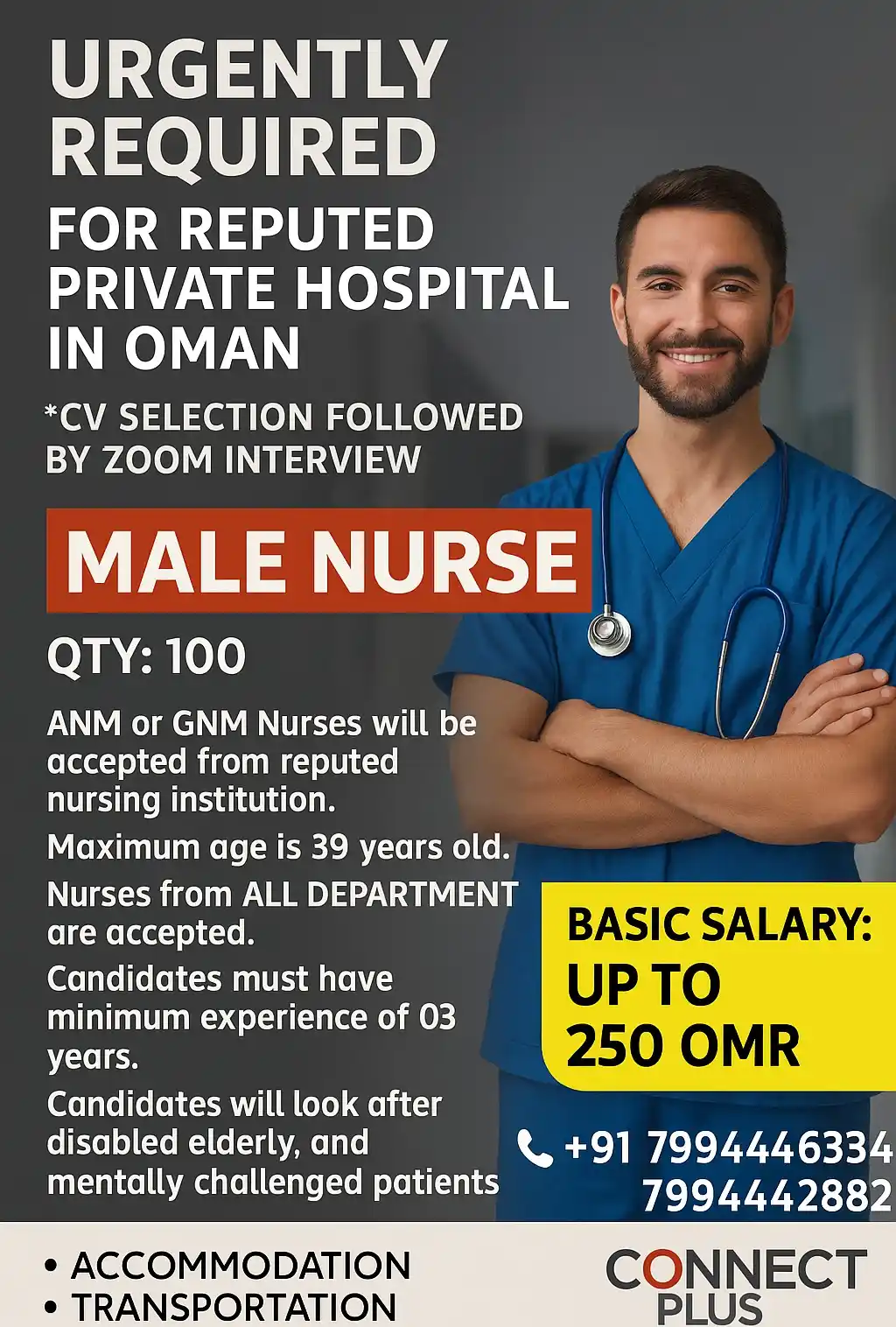 CONNECT PLUS PVT LTD post