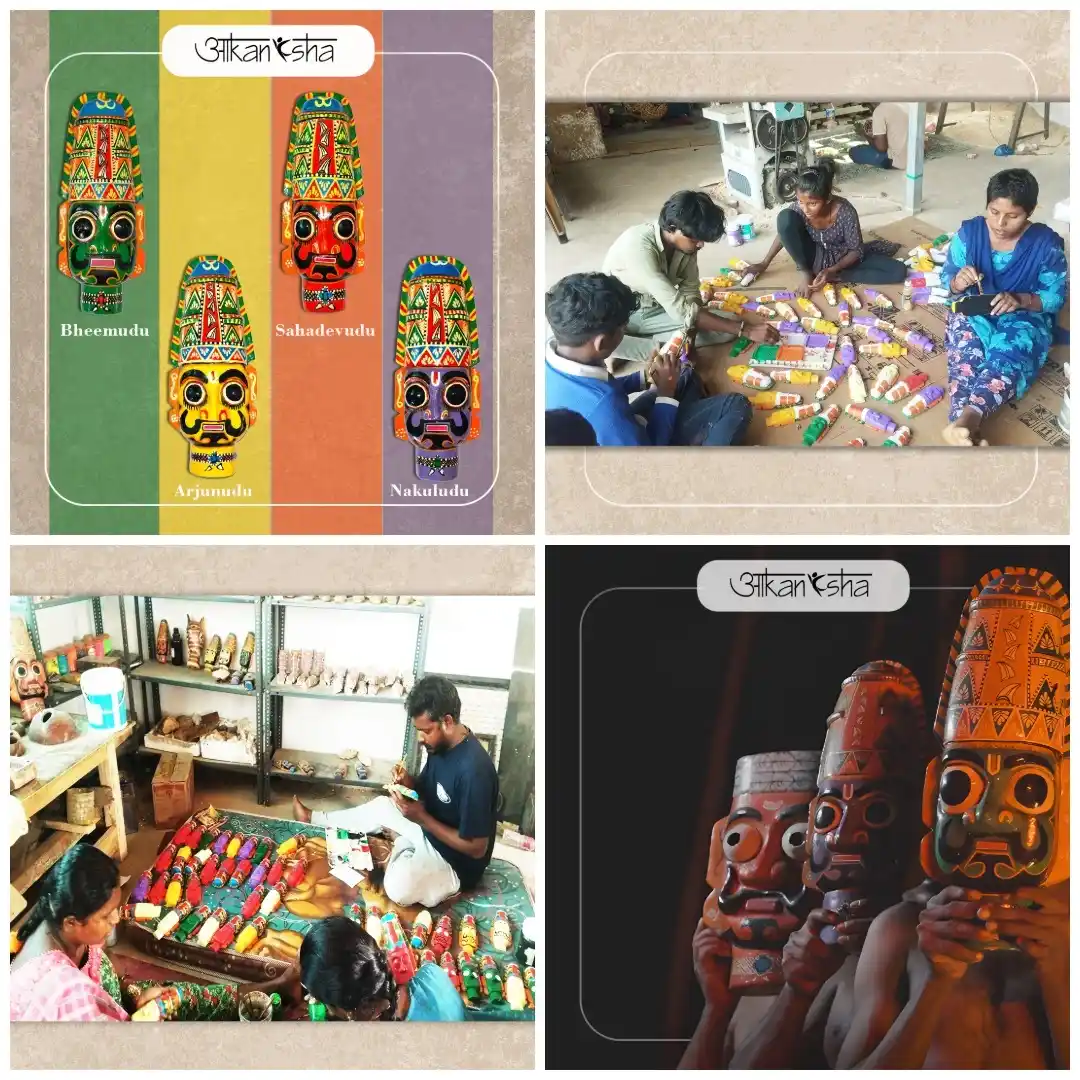Image from NITI Aayog, Government of India: 🎭 *Aakanksha: Naikpod Masks – Faces of Faith and Folklore from Telang...