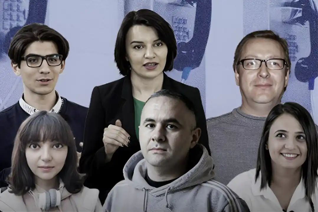 Image from OXU.AZ: 🧑⚖️⚡️"Abzas Media" işi üzrə ittiham olunanlara hökm oxunub: ● Ülvi ...