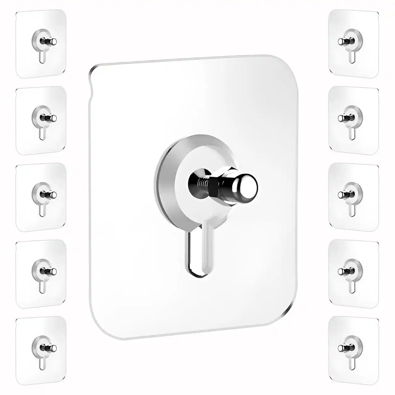 Image from TG DEALS ✅: 🔥🔥Adhesive Screw Wall Hooks for Hanging Home Decor Items 🎁 Deal Pr...