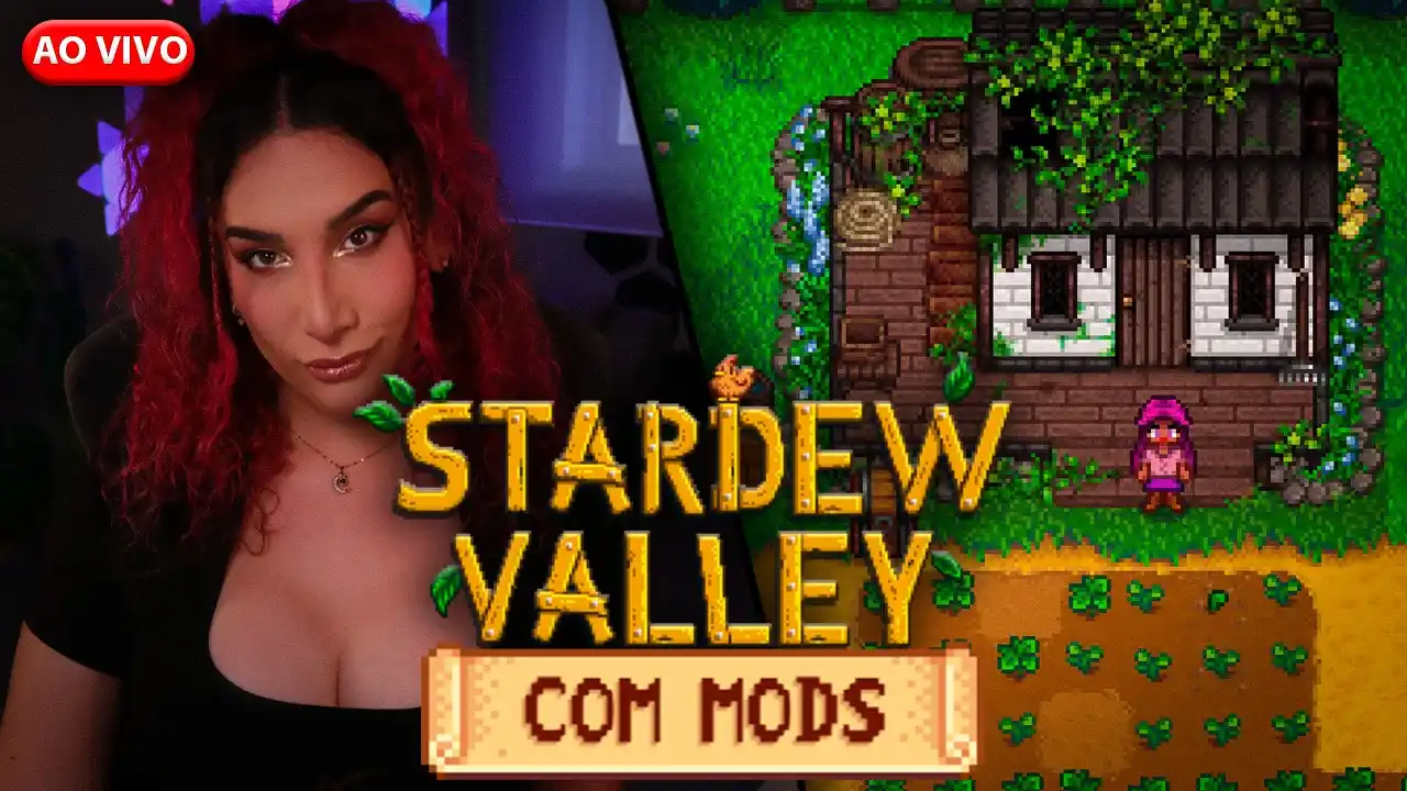 Image from Bryanna Nasck : Agora vamos para o Stardew Valley no PC com mods, dando início ao noss...