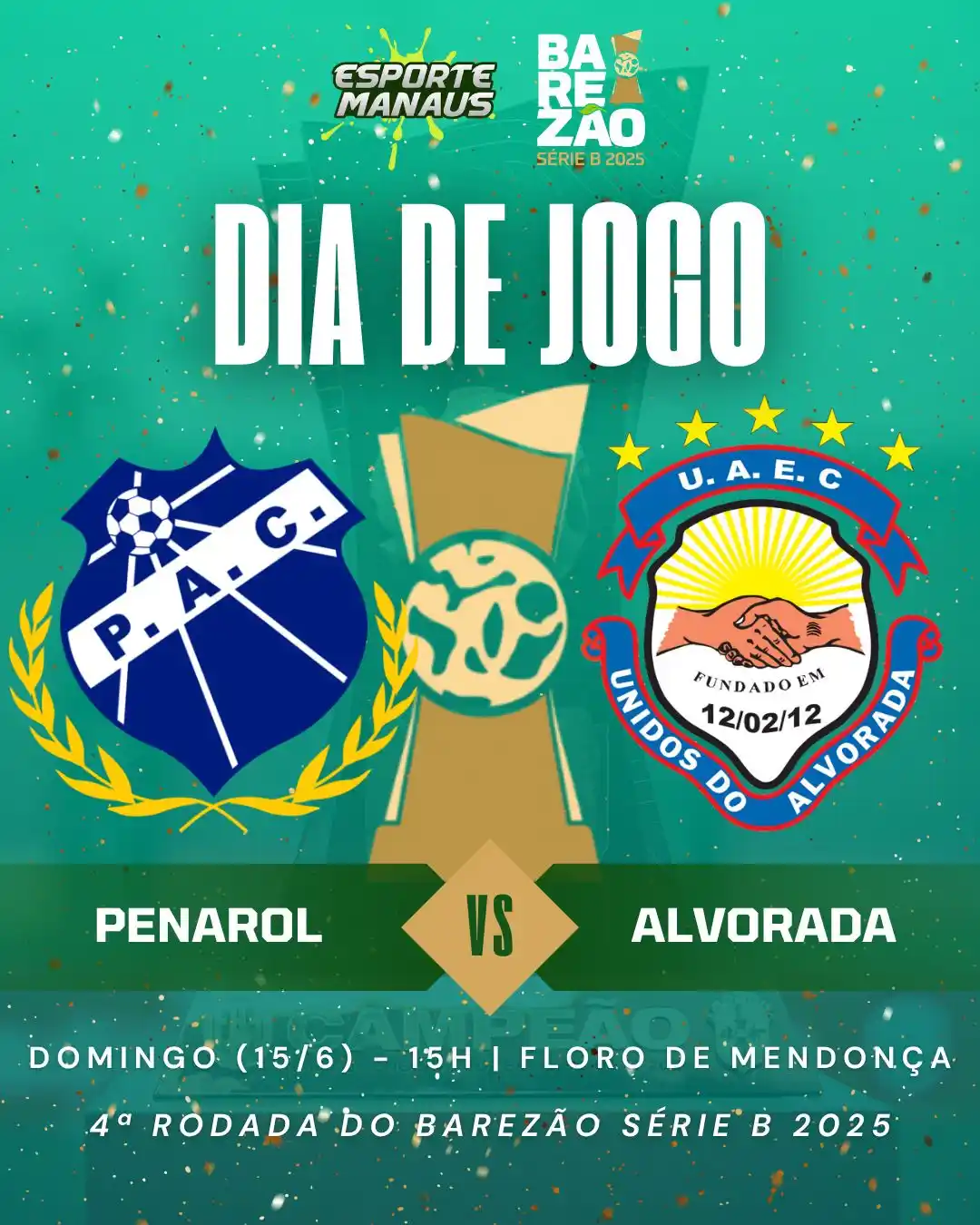 Image from Esporte Manaus | Notícias, vídeos e melhores momentos: ⚽️🅱️ Fechando a 4ª e penúltima rodada do Barezão Série B neste doming...