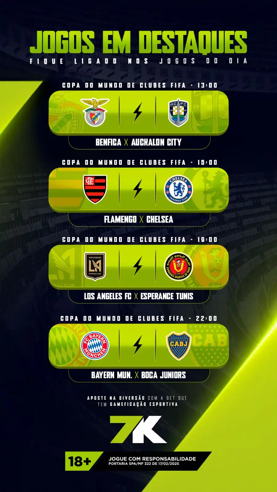 Image from Comunidade 7K.bet.br: ☀️ Bom dia comunidade! Sexta-feira chegou e já vem com tudo: futebol,...