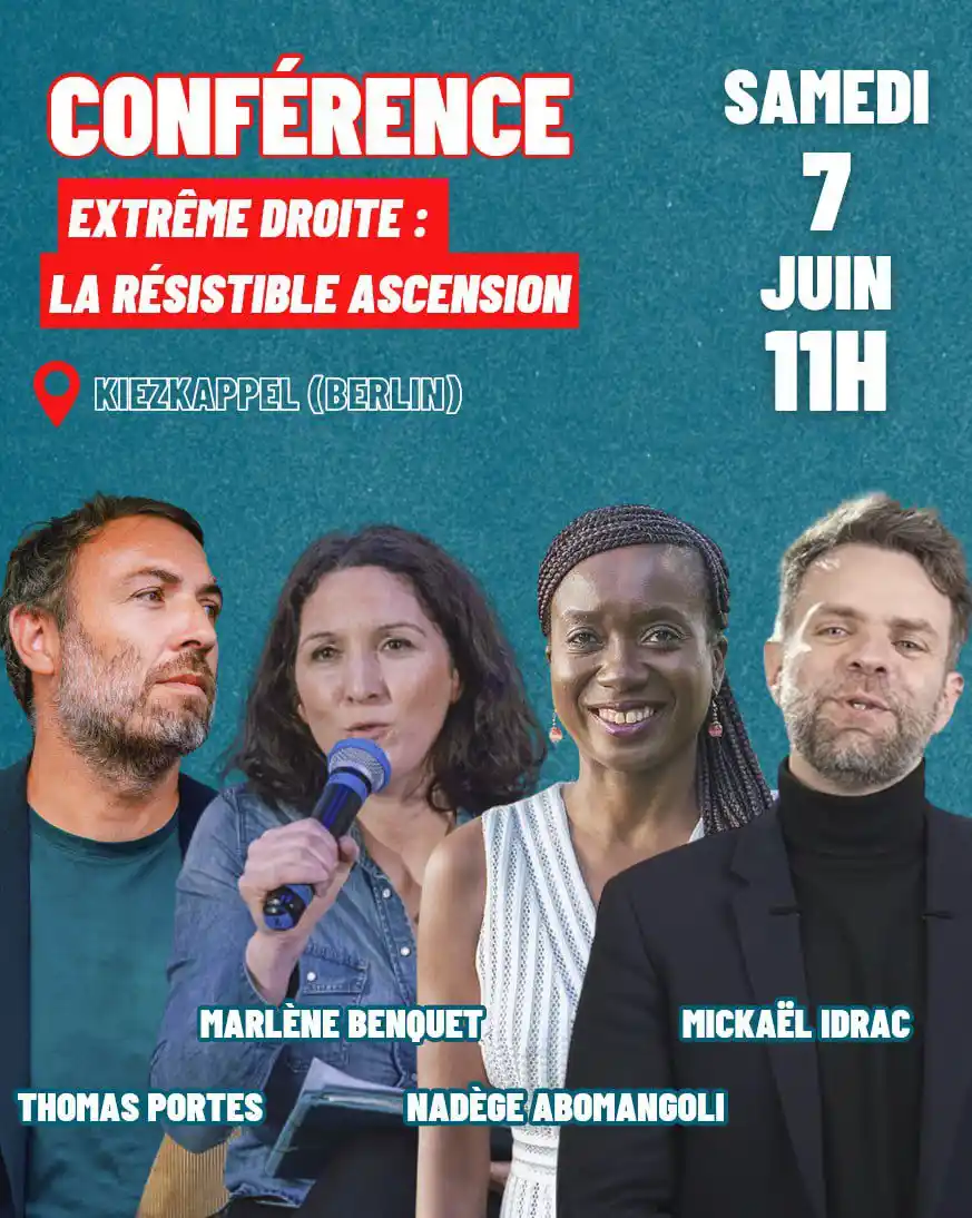 Image from Thomas Portes : Ce samedi, je vous donne rendez-vous à Berlin, pour la première éditio...