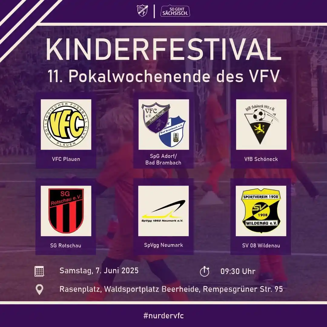 Image from VFC Adorf: *E-Jugend Kinderfestival zum Pokalwochenende* Am Samstag nimmt unsere ...