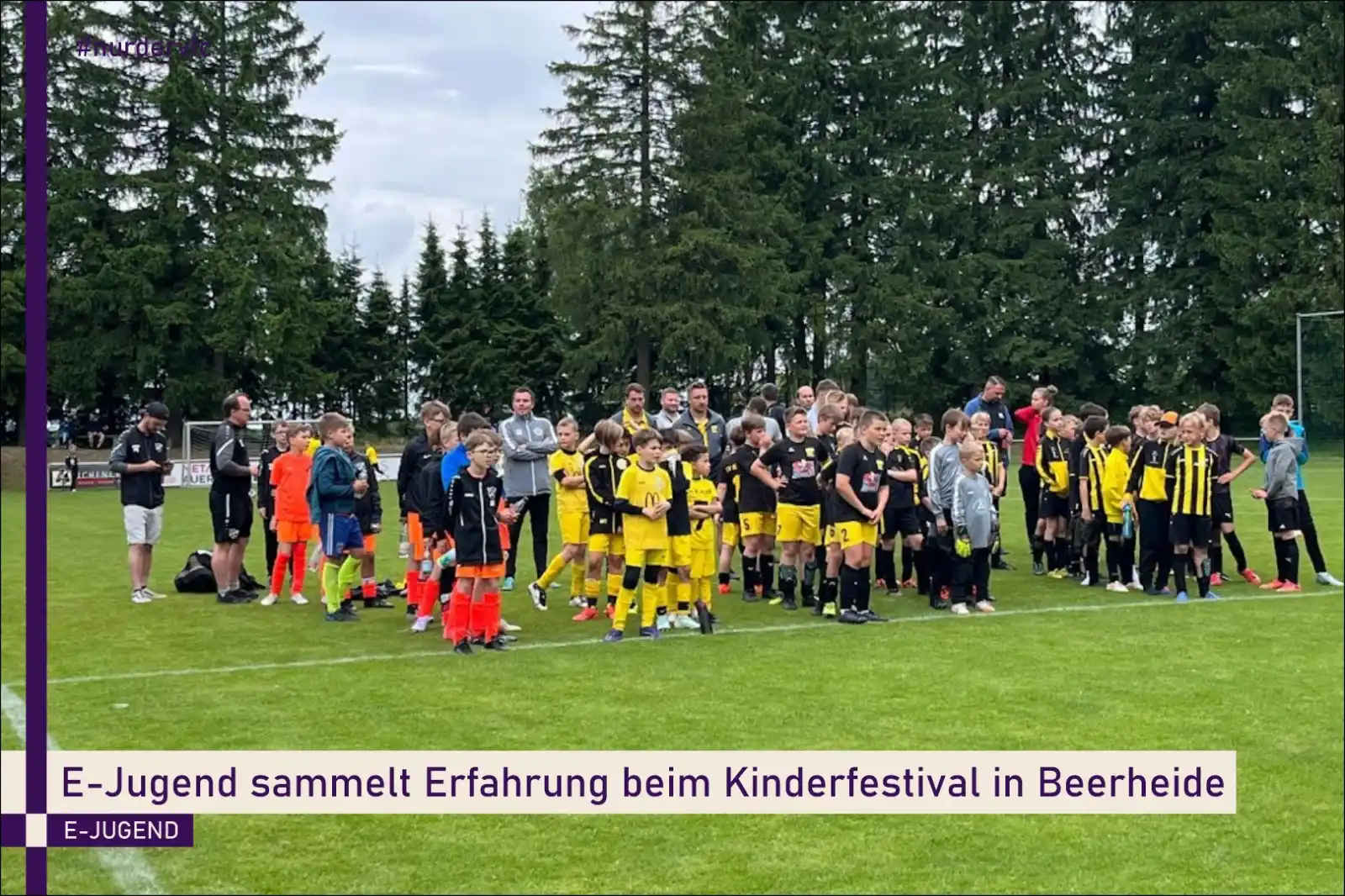 Image from VFC Adorf: *E-Jugend sammelt Erfahrung beim Kinderfestival in Beerheide* Beim Kin...