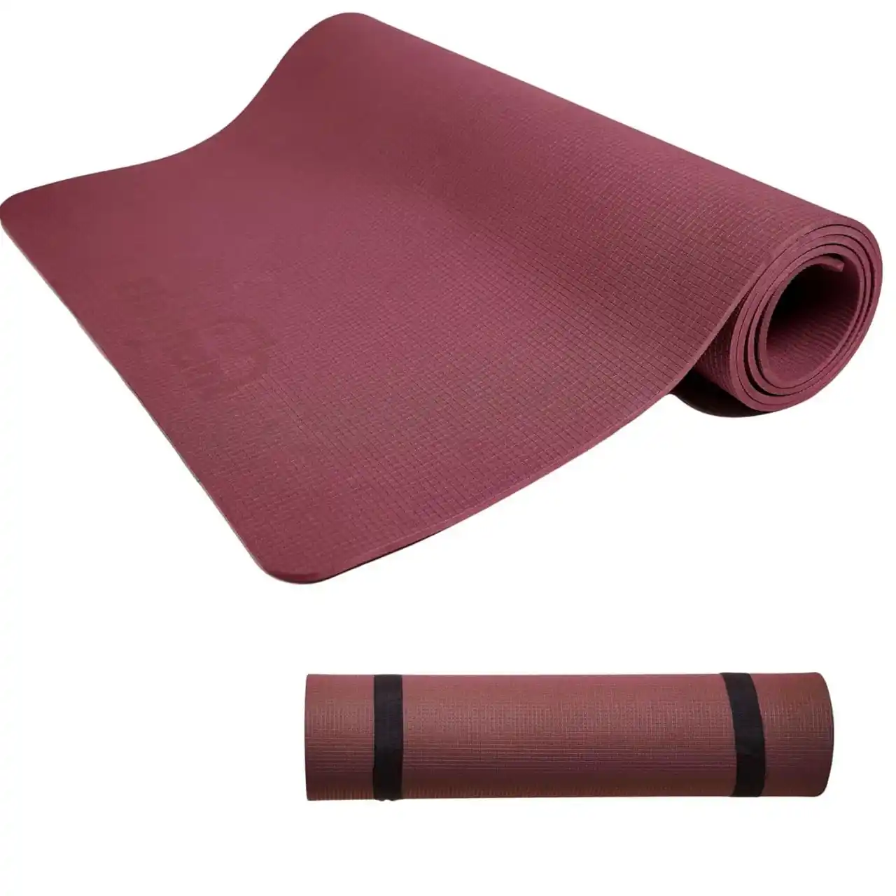 Image from TG DEALS ✅: 🔥🔥 FitElephant Yoga Mat with Carry Strap (RED, 6 MM) at ₹ ₹267 🔗...