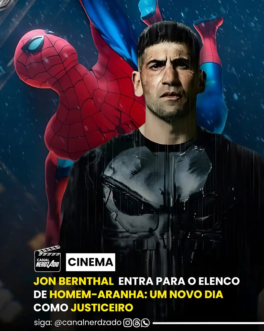 Image from Canal Nerdzado 🎬📺: *Foi revelado nesta sexta-feira (20), que Jon Bernthal, que interpreta...