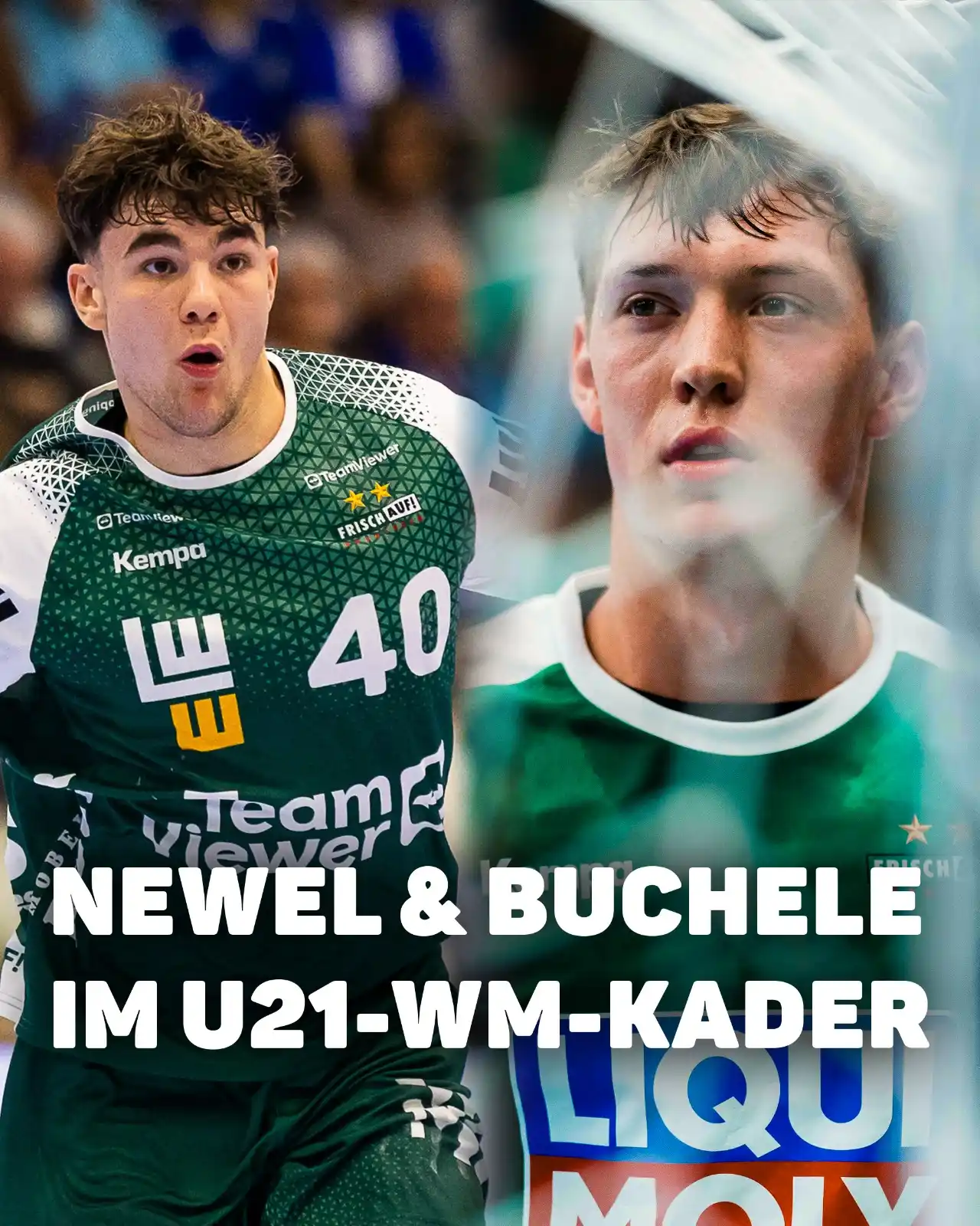 Image from FRISCH AUF! Göppingen: Herzlichen Glückwunsch an Elias Newel und Julian Buchele: Die beiden s...