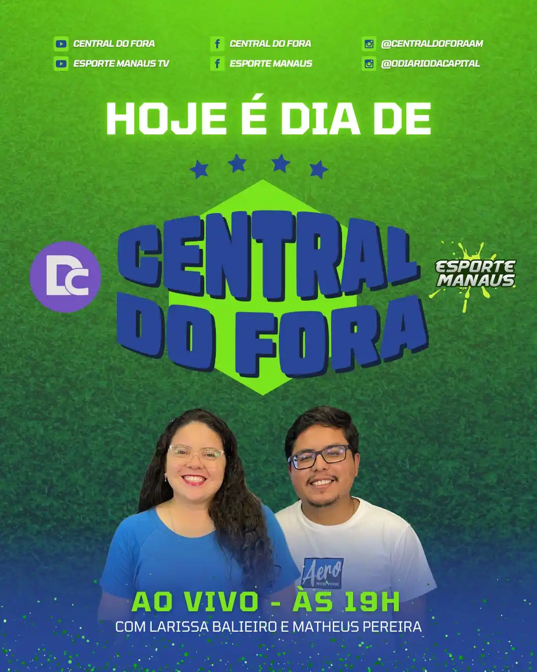 Image from Esporte Manaus | Notícias, vídeos e melhores momentos: ⚽️🗣️ Hoje tem ein! De volta a segunda-feira, o Central do Fora chega ...