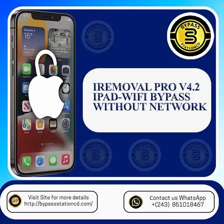 Image from bypassstationcd News : ℹ️ iRemoval Pro V4.2  iPads- WI-FI Bypass Without Network ✅  💸 News O...