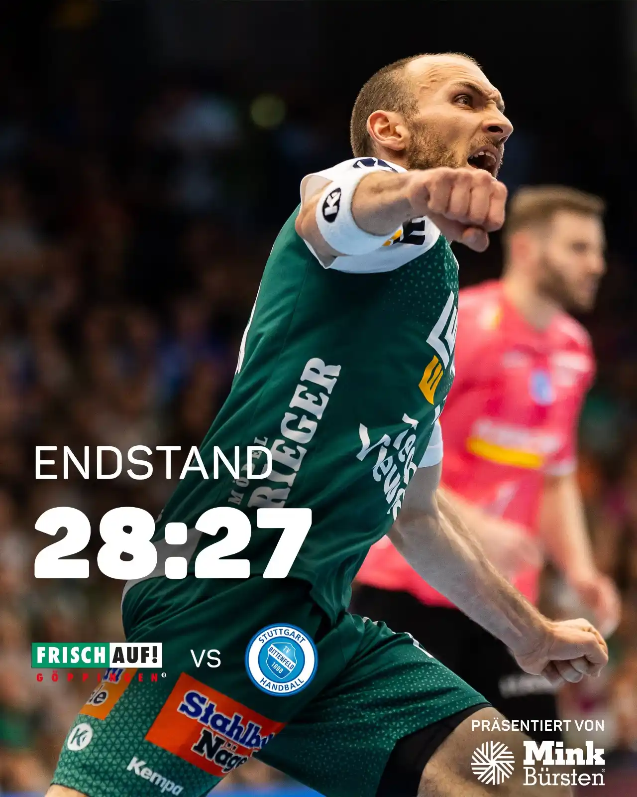 Image from FRISCH AUF! Göppingen: Jaaaaaaaaaaaaaaaaaa!!!!!!!!!!!!!!! DERBYSIEG❗❗❗❗ Was für ein Finish: I...