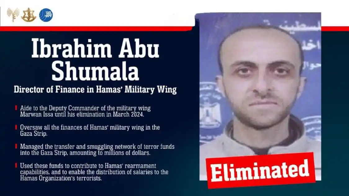 Image from Global News: חוסל: צה"ל אישר כי חיסל את ראש מחלקת הכספים של הזרוע הצבאית של חמאס, ו...