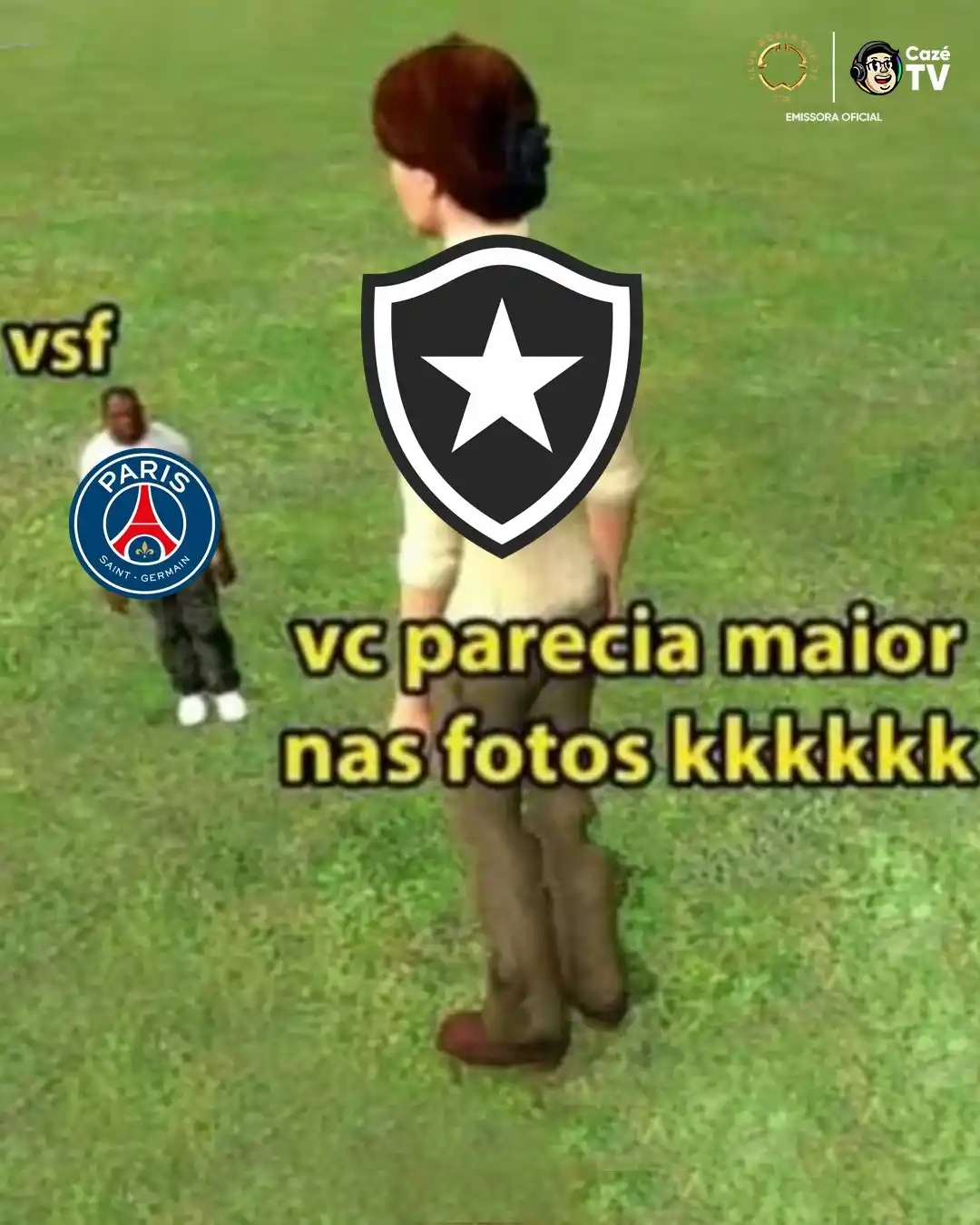 Image from CazéTV: KKKKKKKKKKKKKKKKKKKKKKKKKKKKKKKKKKKKK 😂😂😂😂😂😂😂😂😂😂😂😂  🚨O JO...