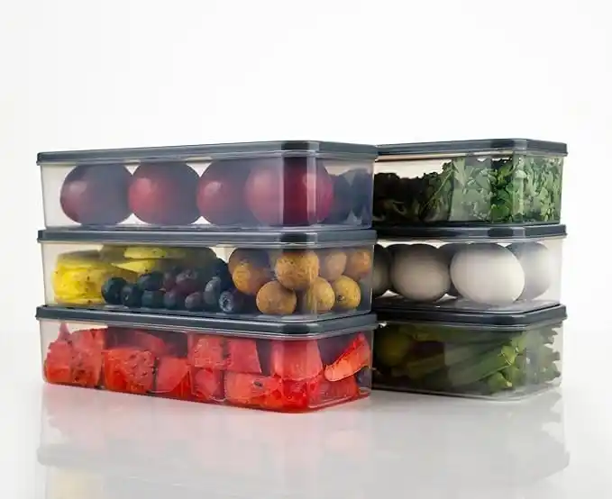 Image from TG DEALS ✅: 🔥🔥LOOOOOT   LEMBOSE Fridge Storage Boxes Fridge Organizer with Remov...