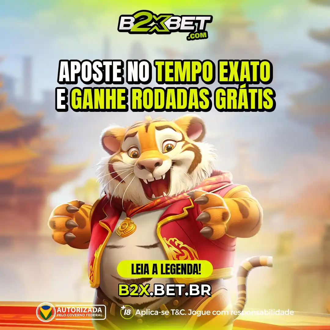 Image from B2XBET: MAIS DE 100 RODADAS GRÁTIS! 🐯💸  Participe da promo XPRÊMIO RELÂMPAGO...
