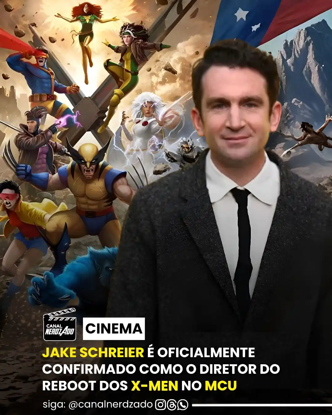 Image from Canal Nerdzado 🎬📺: *Mês passado, soubemos que Jake Schreier (Thunderbolts) estava em nego...