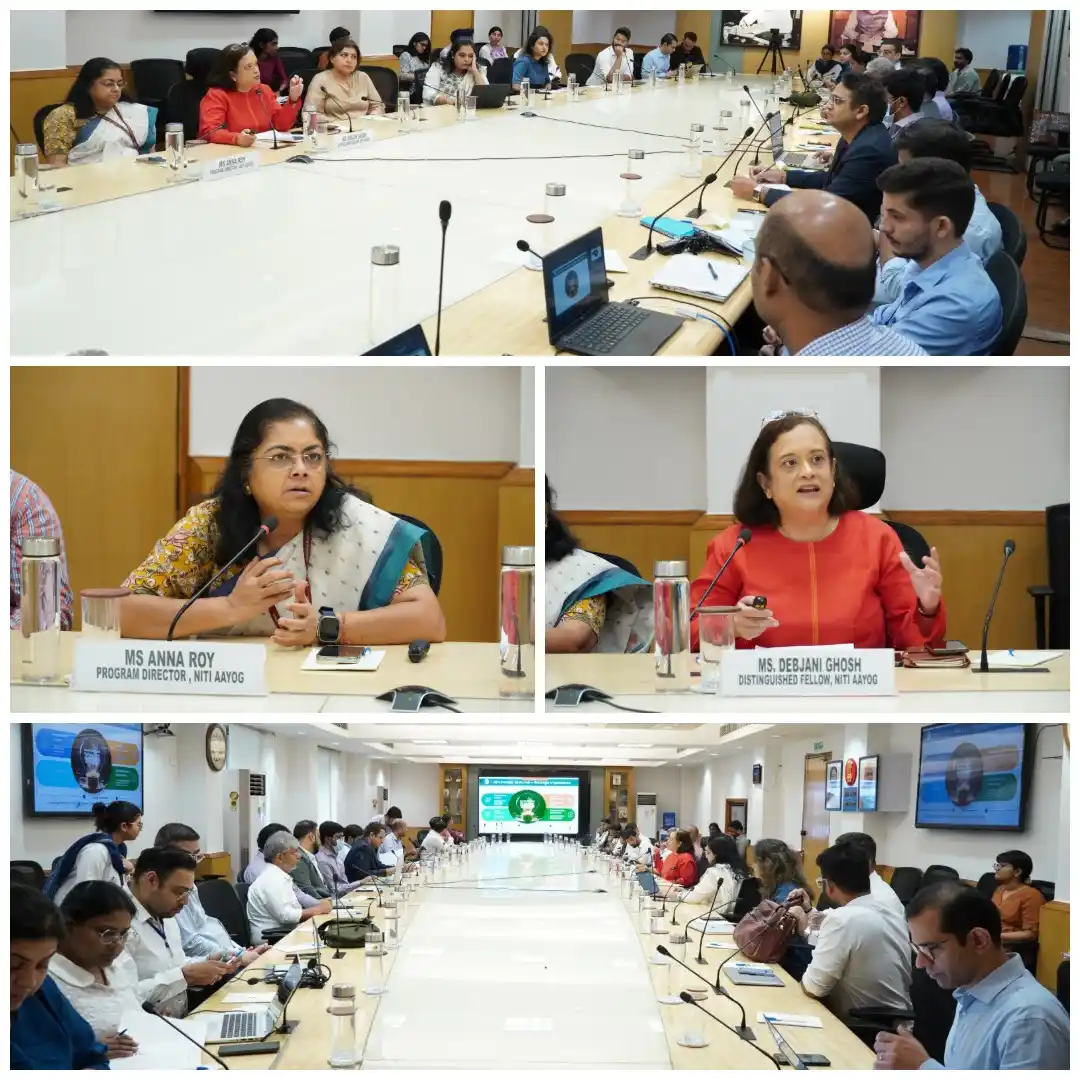 Image from NITI Aayog, Government of India: *NITI Aayog Organises Workshop to Introduce Startups to the National D...