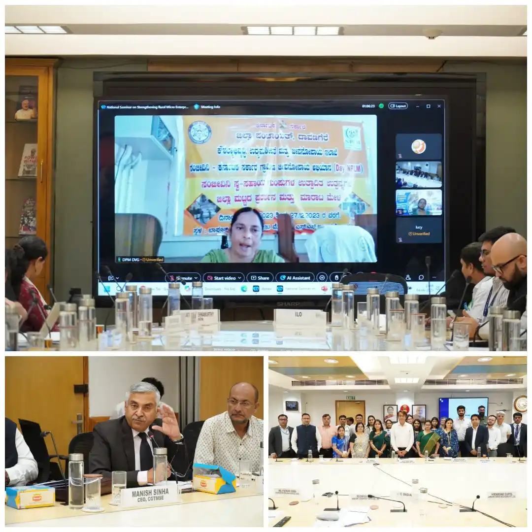 Image from NITI Aayog, Government of India: NITI Aayog's National Seminar on Strengthening Rural Microenterprises ...