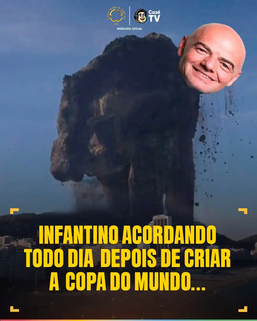 Image from CazéTV: 😂😂😂😂😂😂 NOSSO MONSTRO! NANANANANANA...