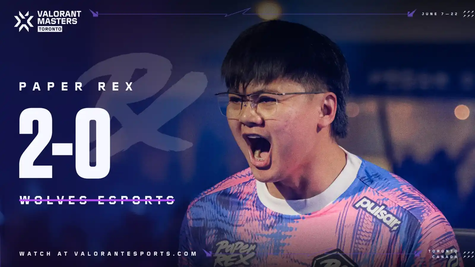Image from Valorant Esports: OUR FIRST VALORANT Masters GRAND FINALIST - Paper Rex! Can anyone sto...