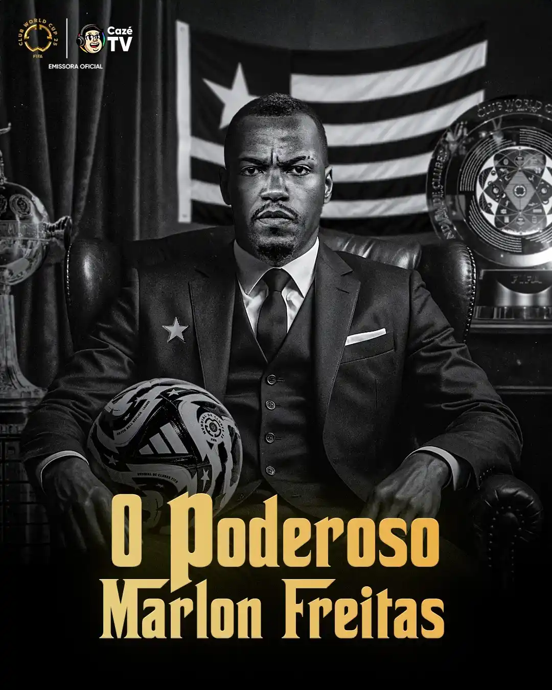 Image from CazéTV: PRAZER, MARLON FREITAS. 👔🧠 Conhece agora, Vitinha? rs 🚨O JOGO ACA...