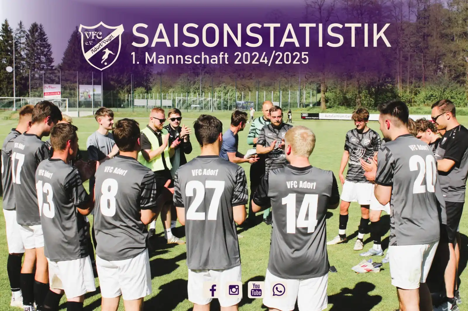 Image from VFC Adorf: *Saisonstatistik Herren 2024/2025* Der letzte Spieltag ist gespielt, d...