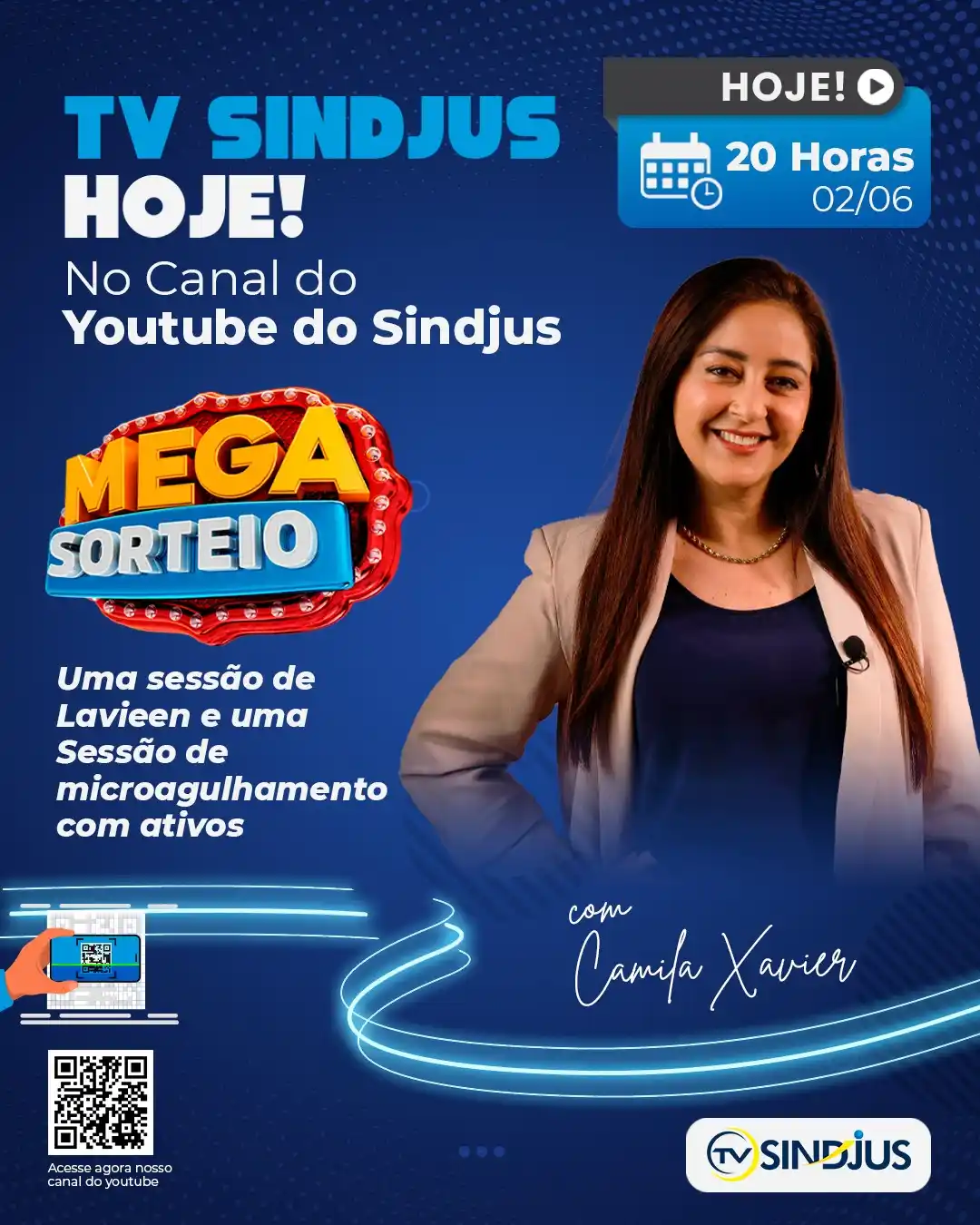 Image from SINDJUS NOTÍCIAS : *SINDJUS EM AÇÃO* _09/06/2025_ *TV do Sindjus: CNJ intensifica julgam...