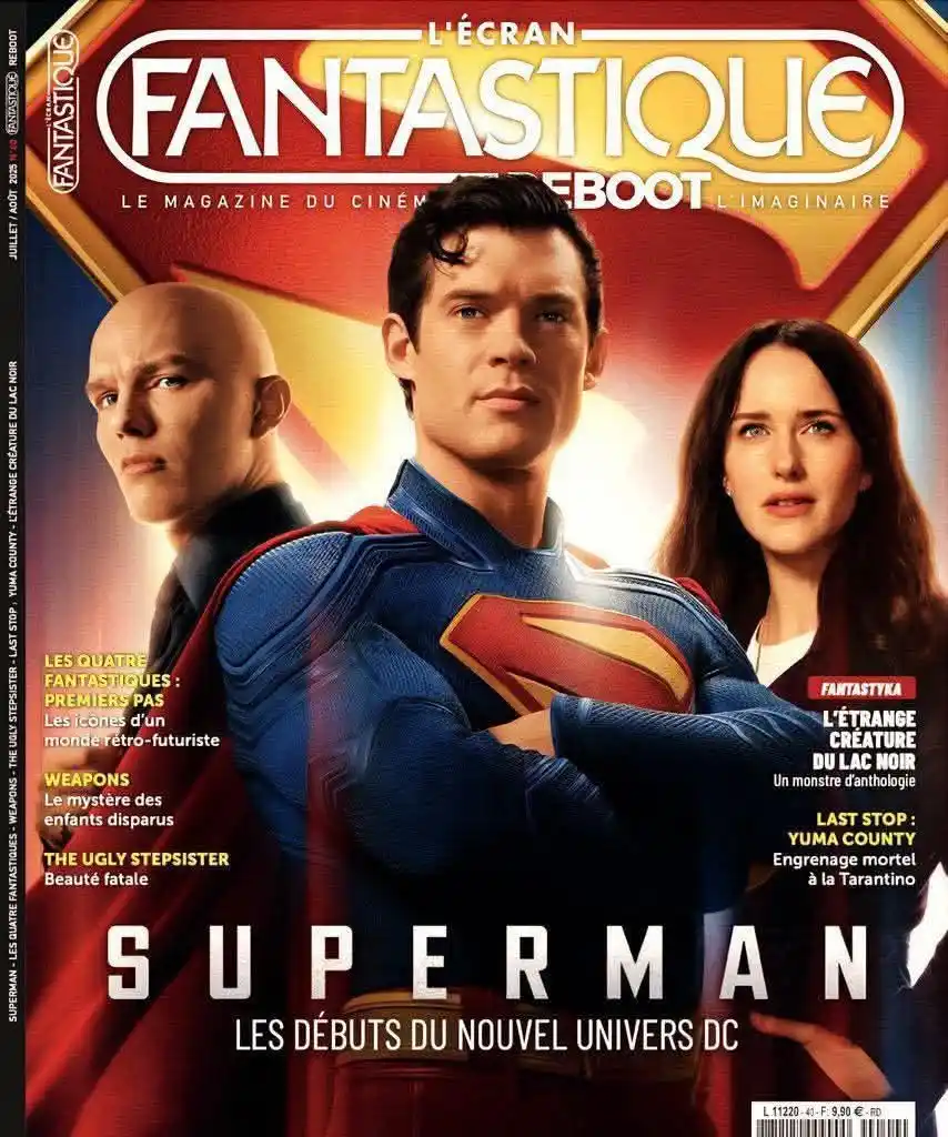 Image from Canal Nerdzado 🎬📺: *SUPERMAN é destaque na nova capa da L'écran Fantastic com David Coren...
