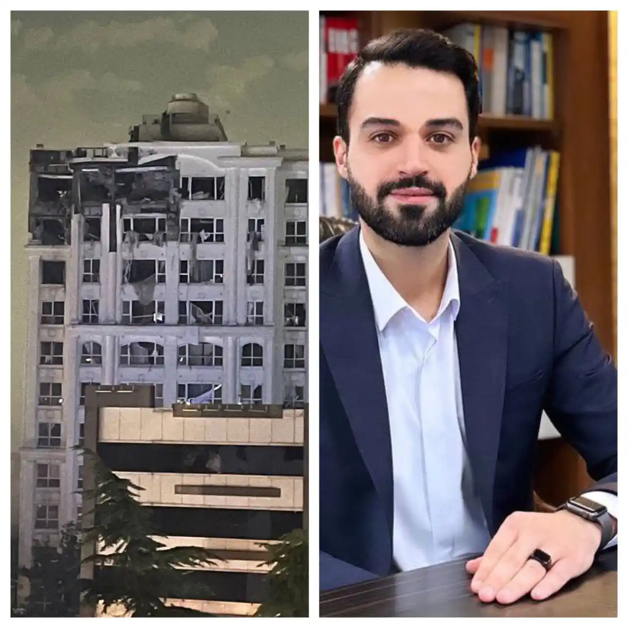 Image from اخبار فوری ایران وجهان: 🔴سینا سلیمانی فرزند سردار سپاه غلامرضا سلیمانی از مدیران <a class="t...