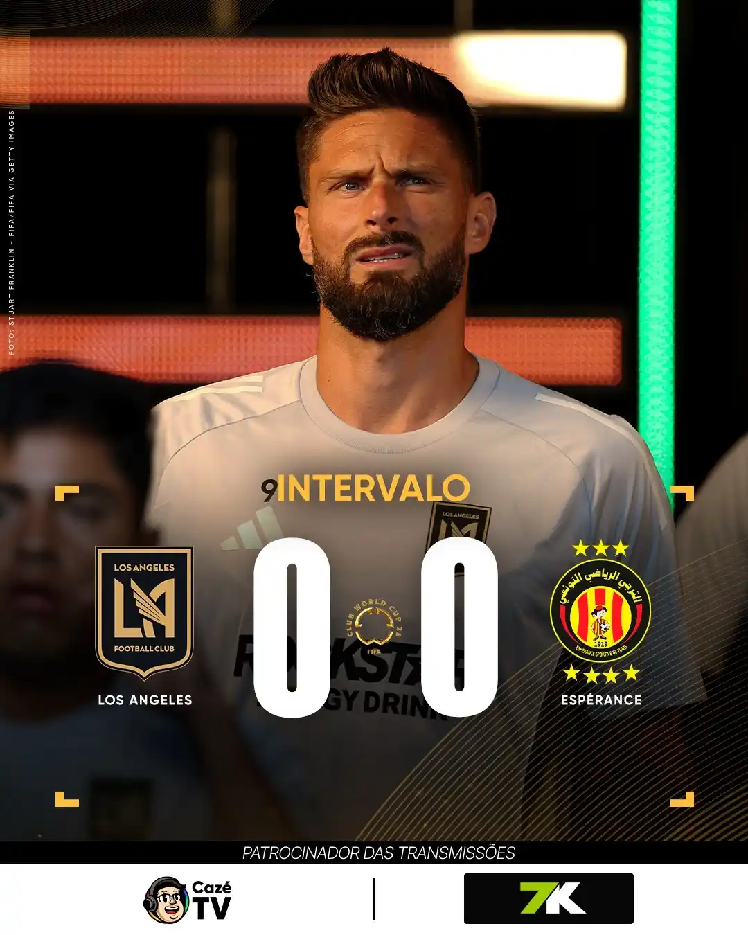 Image from CazéTV: TÁ FICANDO FEIA A COISA PRO LOS ANGELES FC! 👀  Será que eles continua...