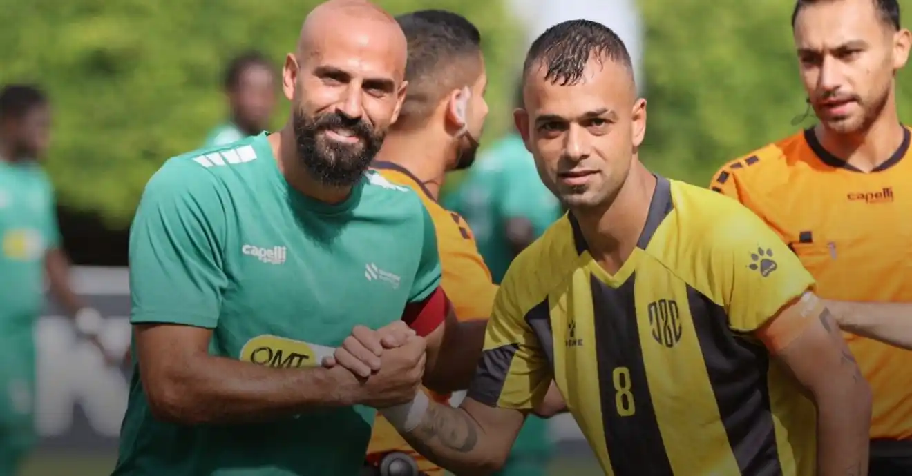Image from AkhbarSmB Official: تعادل إيجابي بين العهد والحكمة 2-2 يضعف آمال الفريق الأصفر بالمنافسة ع...