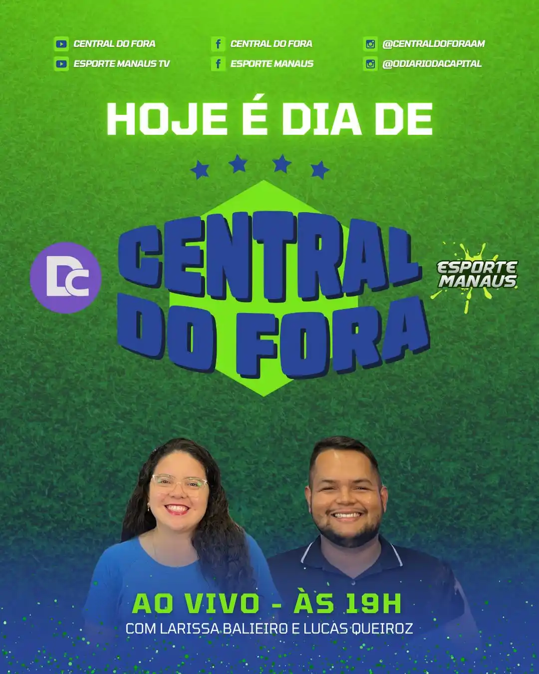 Image from Esporte Manaus | Notícias, vídeos e melhores momentos: ⚽️🗣️ Temos um encontro marcado HOJE às 19h em mais uma edição do noss...