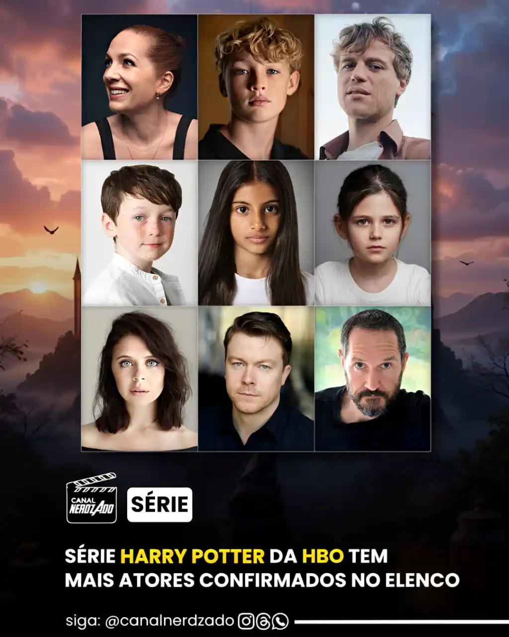 Image from Canal Nerdzado 🎬📺: *Um dos principais antagonistas da série de Harry Potter enfim foi esc...