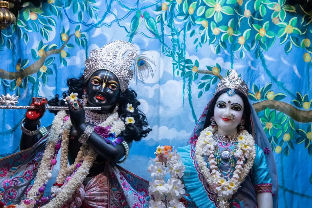Image from ISKCON Vrindavan Official: 21 Jun 2025 - Mangal Aratik Darshan Saturday Vrindavan, India Dasami...