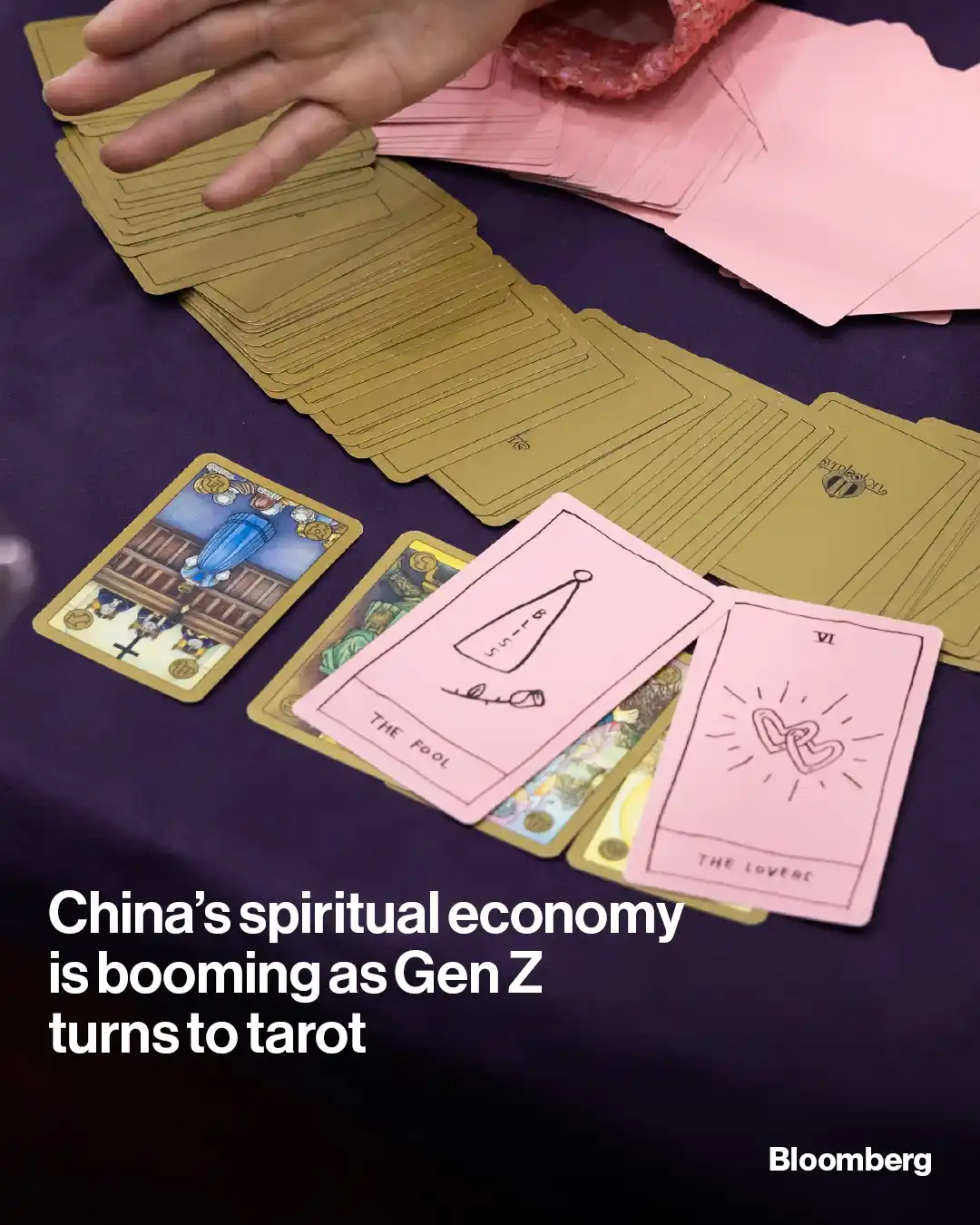 Image from Bloomberg News India: At a growing number of bars in China, patrons are getting their fortun...