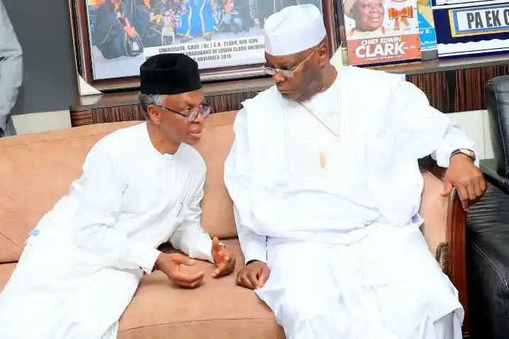 Image from Radio Nigeria: Atiku, El-Rufai, others form new political party, seek INEC registrati...
