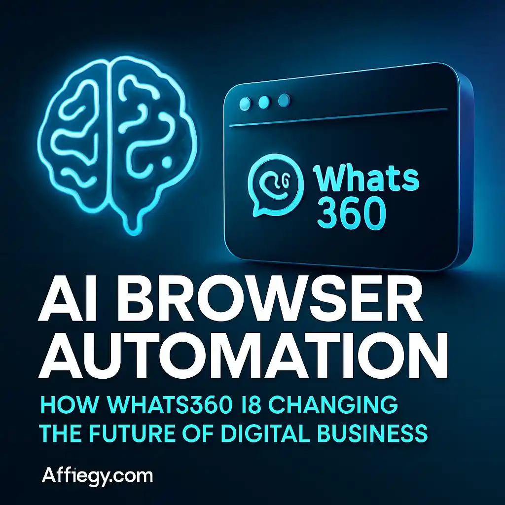 Image from افلييت مصر: أتمتة المتصفح بالذكاء الاصطناعي: إزاي Whats360 هتغير طريقة شغلك الرقمي...