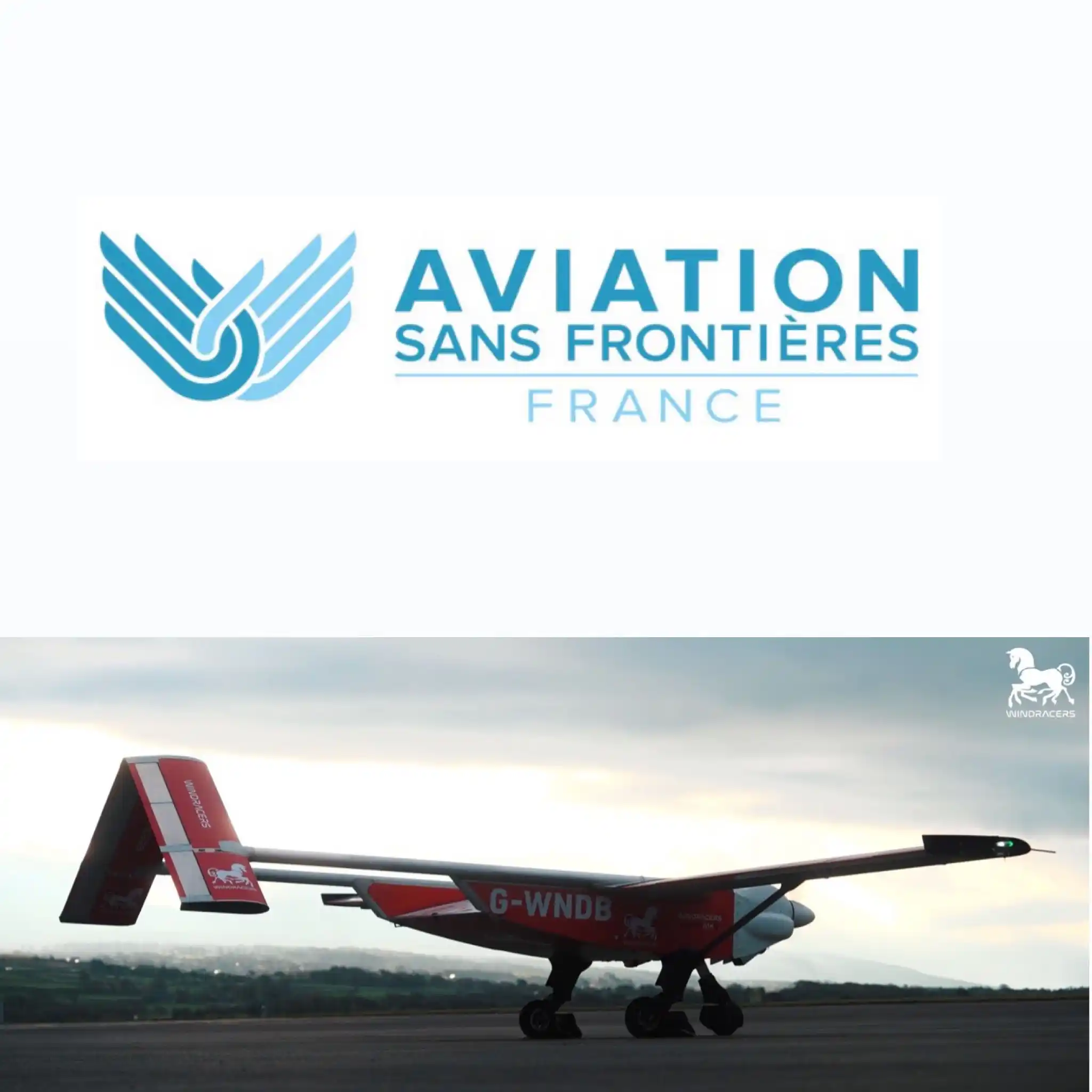 Image from Air Plus News : 🌍 Aviation Sans Frontières et Windracers lancent des opérations human...