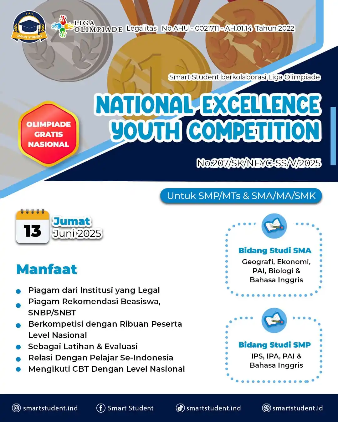 Image from SMART STUDENT: Bidang studi *Geografi SMA*(13.00-13.50 WIB) sudah bisa memulai ujiann...