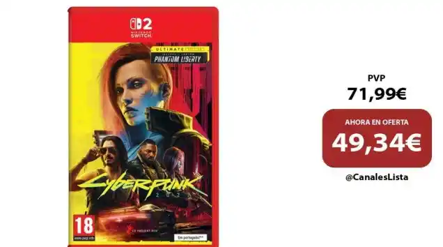 Image from Ofertas Aliexpress 🇨🇳: 🎁 CYBERPUNK 2077: ULTIMATE EDITION SWITCH 2 <a class="text-blue-500 h...