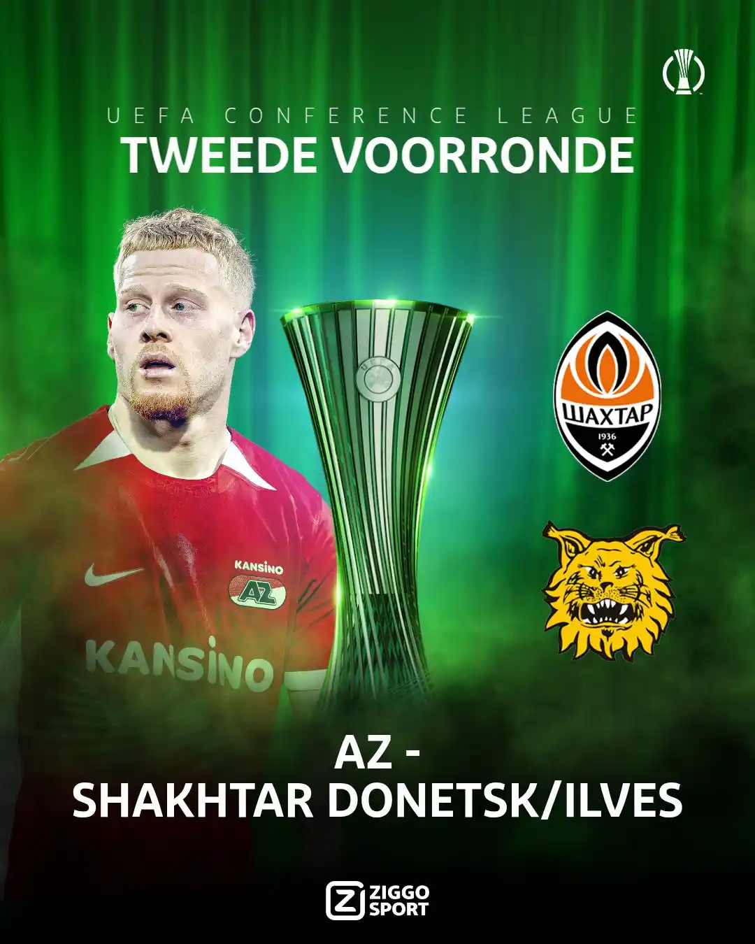 Image from Ziggo Sport: De tegenstander van 𝐀𝐙! 🌟 Om de Conference League te halen moet er ...